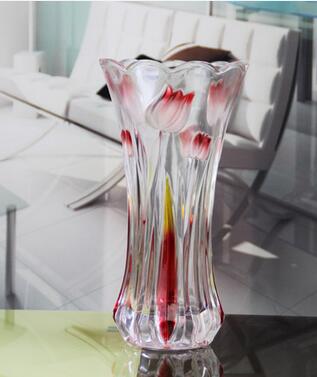 透明水培玻璃花瓶方缸 长方形碗莲花盆花瓶器鱼缸